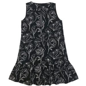 Jane + Delancey ~Woman Size M~ Black/White Embroidered Dress w/Pockets NWT.